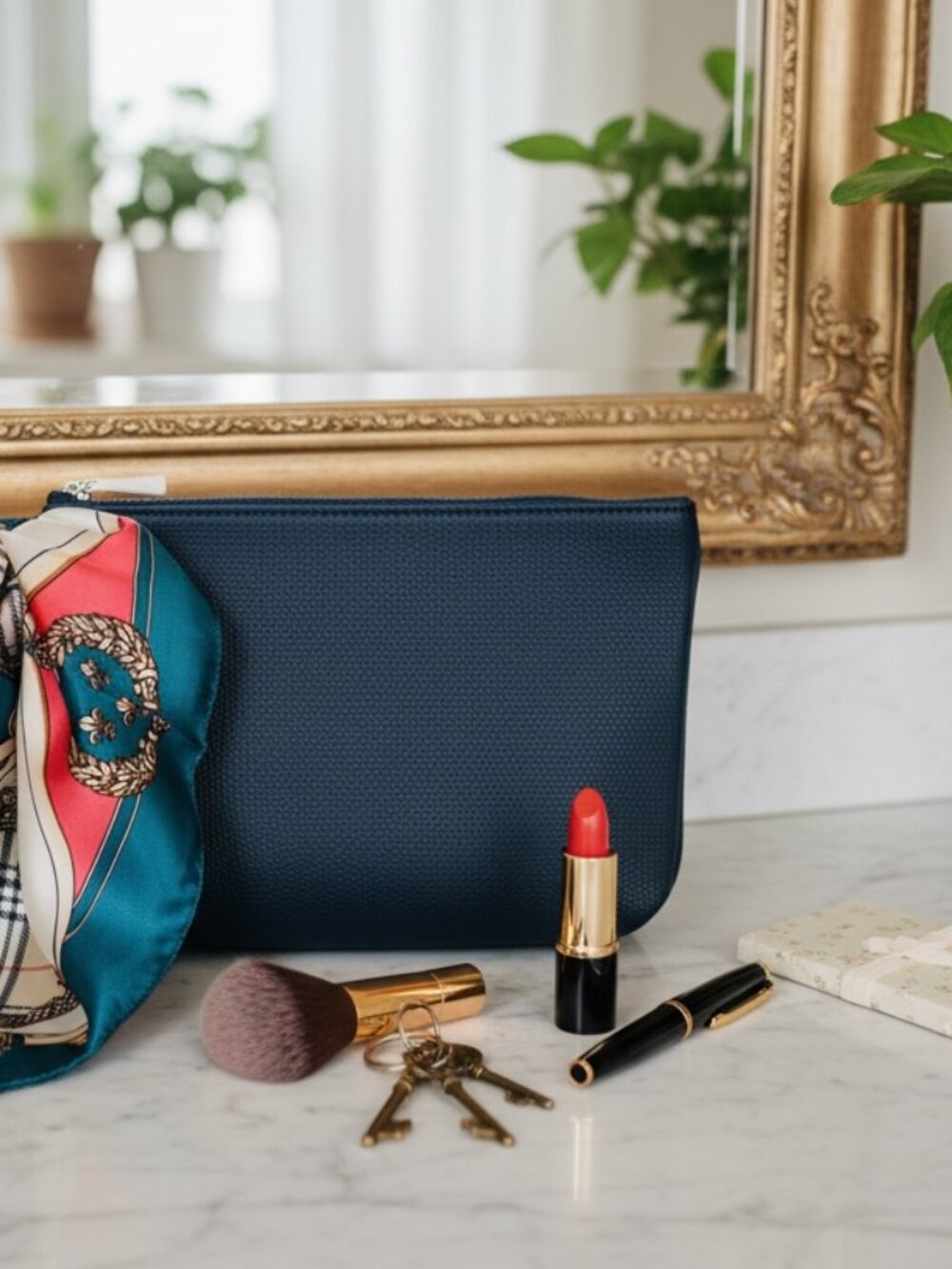 Handbag Pouch for Purse Organization(9.5" x 7"), Deep Teal